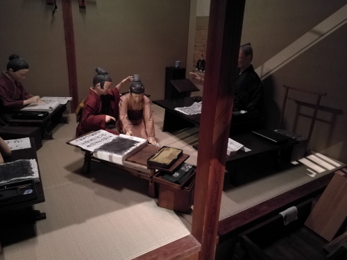 Edo-Tokio-museon Edo-puolen näyttelyä