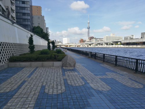 Sumida-joen terassikäytävä