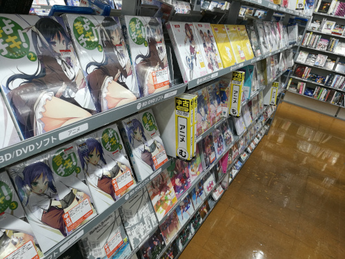 Käytettyä animea Sofmap Akiba 1:ssä